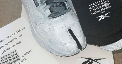 Ким Кардашьян показала тизер кроссовок-таби от Reebok