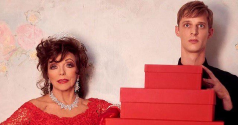 Джоан Коллинз снялась в рождественской кампании Valentino