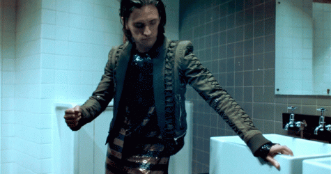 Сергей Полунин танцует в уборной в рекламной кампании Balmain