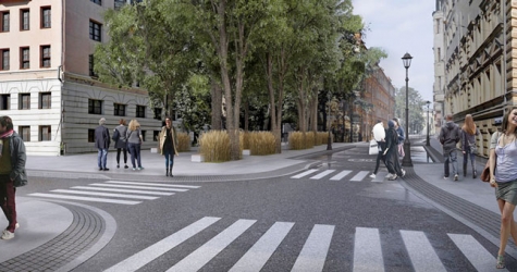 На Чистых прудах появится театральный квартал с пешеходной зоной