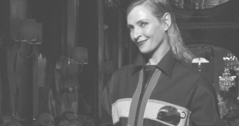 Ума Турман закрыла круизный показ Miu Miu