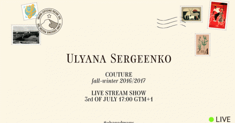 Прямая трансляция показа Ulyana Sergeenko, осень-зима 2016/17