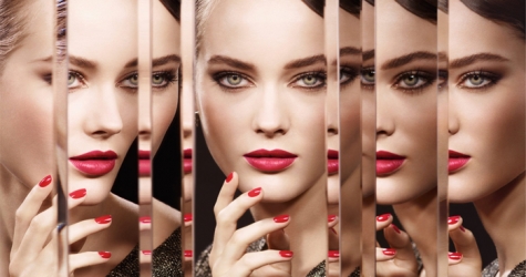 Моника Ягачак и видео рождественской коллекции макияжа Chanel