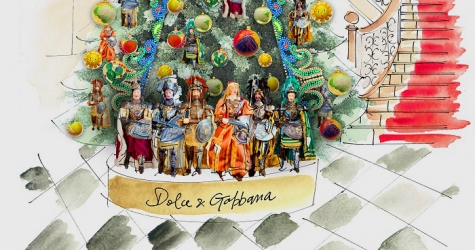 Дольче и Габбана сделают ёлку для отеля Claridge's