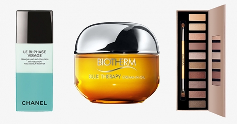 Трио недели: двухфазное очищающее средство, крем в масле и палетка теней