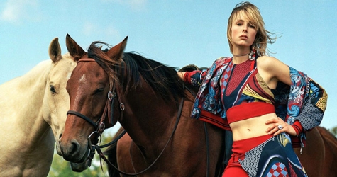 Американские пейзажи в рекламной кампании Versace