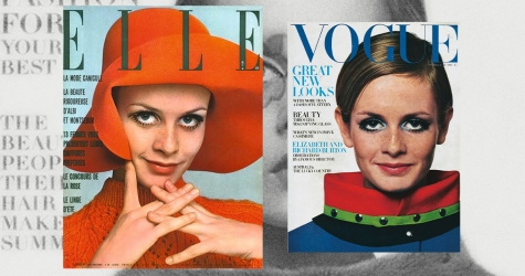 Vogue, Elle, Harper's Bazaar. Лучшие обложки с модной иконой 60-х Твигги