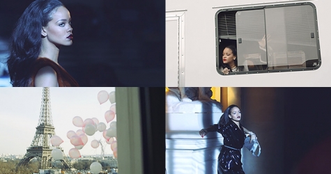 Видео со съемок фильма Dior с Рианной
