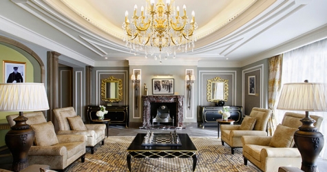 Внутри президентского люкса The St. Regis Dubai