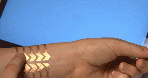 Временные татуировки для управления смартфоном