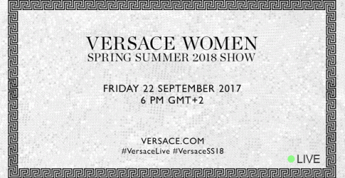 Прямая трансляция Versace весна-лето 2018