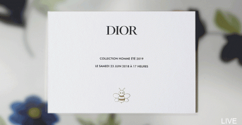 Прямая трансляция показа коллекции Dior Homme, весна-лето 2019