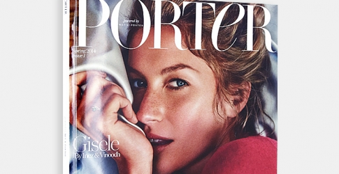 Жизель Бундхен на обложке первого номера Porter