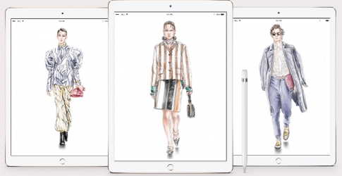 10 модных тенденций весны, нарисованных на iPad