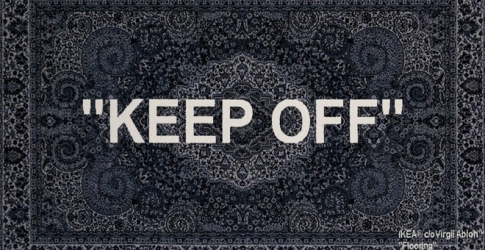 Когда ковер KEEP OFF Вирджила Абло для IKEA поступит в продажу
