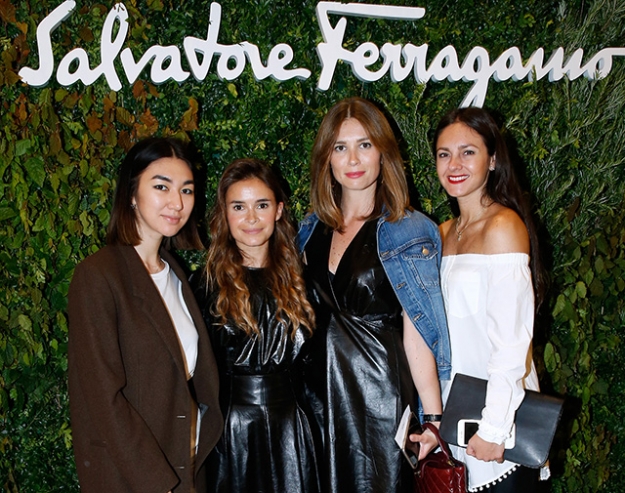 Гости открытия бутика Salvatore Ferragamo в Париже Гости открытия бутика Salvatore Ferragamo в Париже
