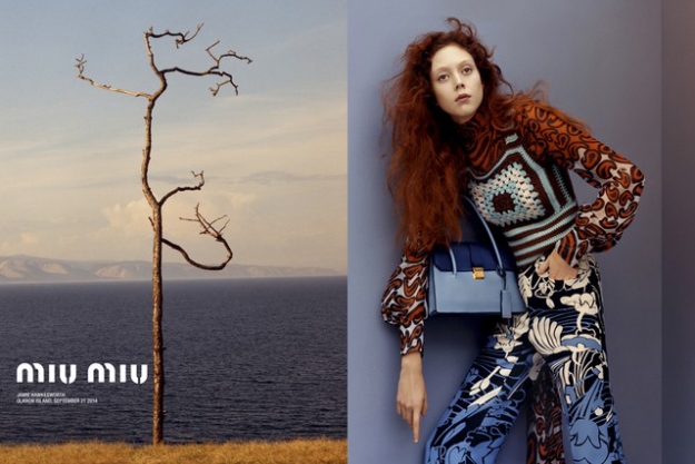 Первый взгляд: рекламная кампания Miu Miu, resort 2015 Первый взгляд: рекламная кампания Miu Miu, resort 2015