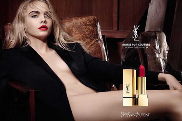 Кара Делевинь в рекламе Yves Saint Laurent Кара Делевинь в рекламе Yves Saint Laurent