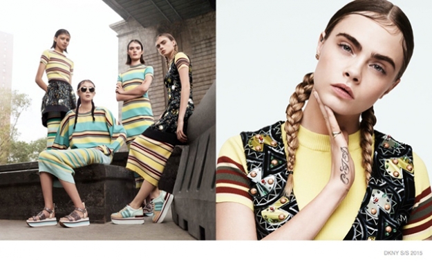 Кара Делевинь в новой рекламной кампании DKNY Кара Делевинь в новой рекламной кампании DKNY