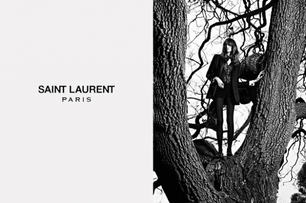 Вторая часть рекламной кампании Saint Laurent, осень-зима 2014 Вторая часть рекламной кампании Saint Laurent, осень-зима 2014