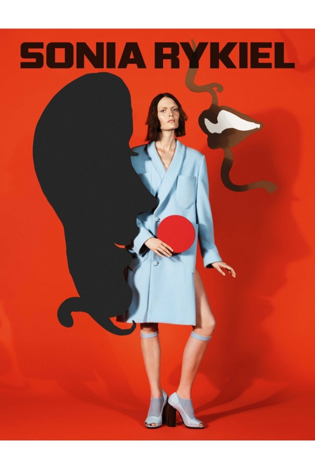 Весенняя рекламная кампания Sonia Rykiel Весенняя рекламная кампания Sonia Rykiel