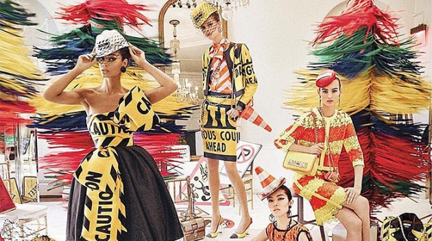 Буйство красок в новой кампании Moschino