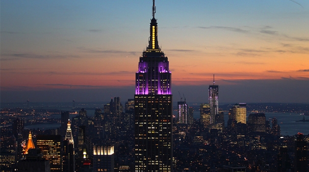 Эмпайр-стейт-билдинг окрасится в цвета современного искусства