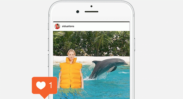 Инстаграм Siduations: ироничные коллажи с моделями