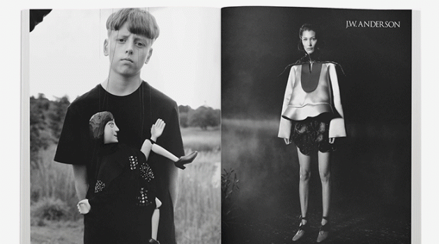 Белла Хадид в рекламной кампании J. W. Anderson