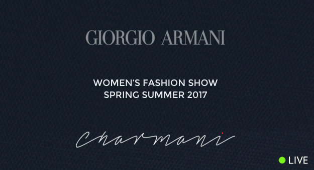 Прямая трансляция показа Giorgio Armani, весна-лето 2017