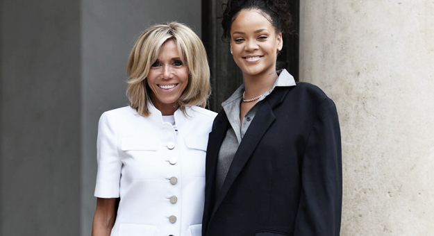 Президент Франции обсудил с Рианной проблемы образования