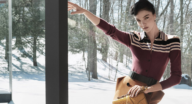 Ева Герцигова и Мариякарла Босконо в новой рекламной кампании Bottega Veneta