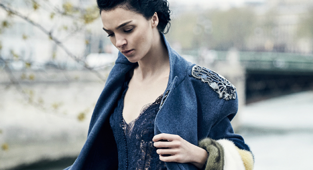 Рекламная кампания Ermanno Scervino: Мариякарла Босконо в объективе Питера Линдберга