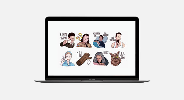 «ВКонтакте» выпустила стикеры по мотивам «Твин Пикс»