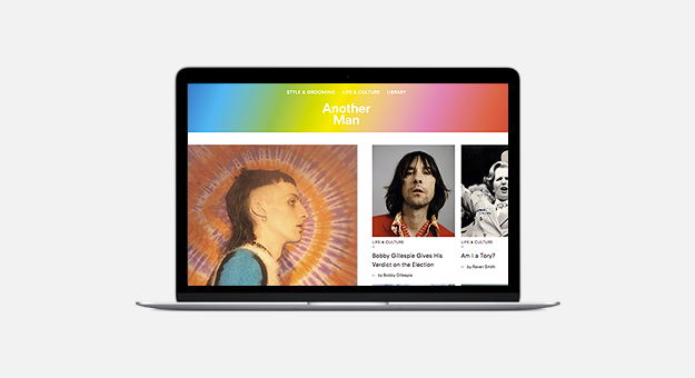 Журнал Another Man запустил сайт