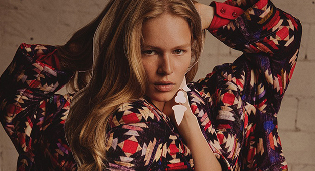 Анна Эверс в новой рекламной кампании Isabel Marant