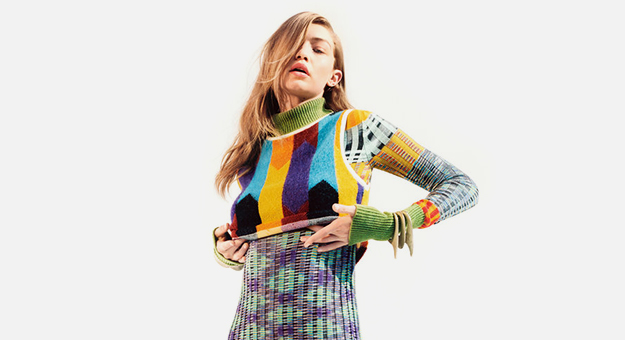 Джиджи Хадид в новой рекламной кампании Missoni