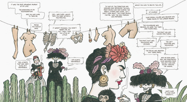 Вышло превью комикса-новеллы про Фриду Кало