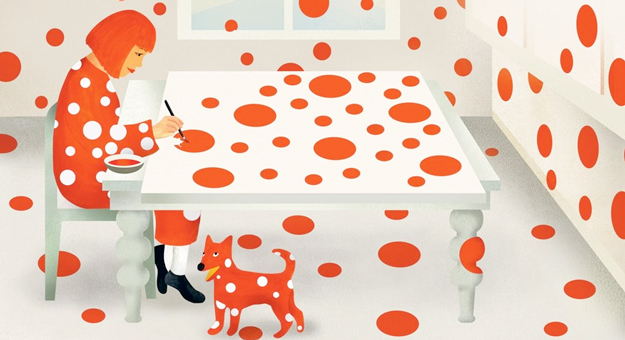 Яеи Кусама стала героиней детской книги