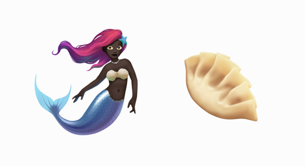 Apple создала эмодзи с русалочкой и пельменями