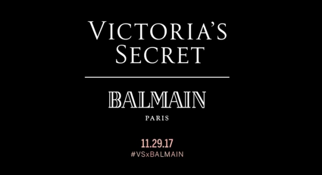Balmain запускает коллаборацию с Victoria’s Secret