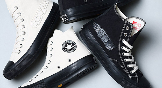 В Сети появились первые кадры коллаборации Comme des Garçons и Converse