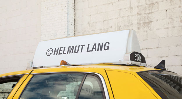 Таксисты стали моделями Helmut Lang