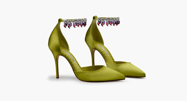 Manolo Blahnik и Bulgari выпустят туфли с драгоценными камнями