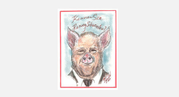 Карл Лагерфельд нарисовал Харви Вайнштейна