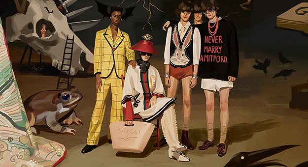 Gucci выпустил рекламную кампанию по мотивам «Сада земных наслаждений» Босха