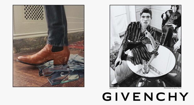 Givenchy разбил зеркала сапогами для новой съемки