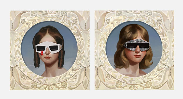 В витринах бутиков Gucci появились «живые» картины