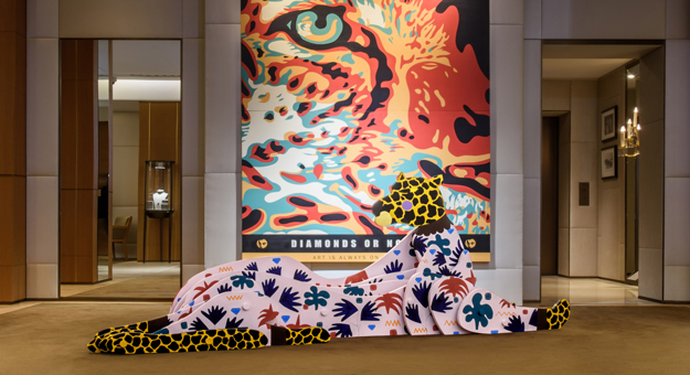 Российские художники создали арт-инсталляцию для флагманского бутика Cartier