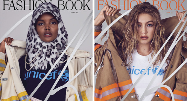 Джиджи Хадид позирует в футболке ЮНИСЕФ на новой обложке CR Fashion Book
